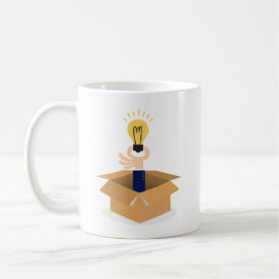 Caneca De Café Planejador de Ideias e Estratégias de Negócios E