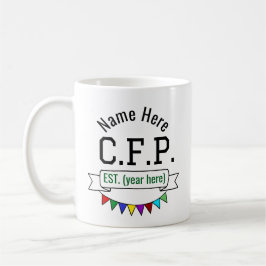Caneca De Café Planejador Financeiro Certificado CFP Personalizad