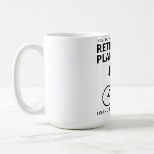 Caneca De Café Planejo andar de bicicleta quando me aposentar