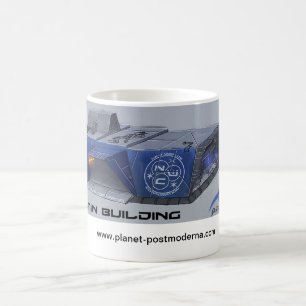 Caneca De Café Planet Postmoderna Art:  Admin Bldg Concept Mug
