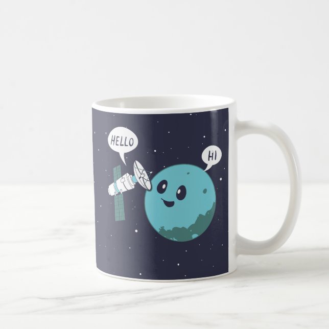 Caneca De Café Planeta (Direita)