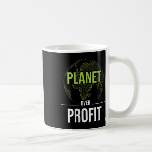 Caneca De Café Planeta das Mulheres Sobre Lucro - Ambiental