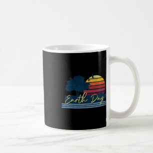 Caneca De Café Planeta do Dia da Terra Aniversário do Dia da Terr
