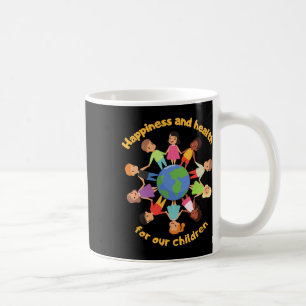 Caneca De Café Planeta Internacional do Dia da Criança
