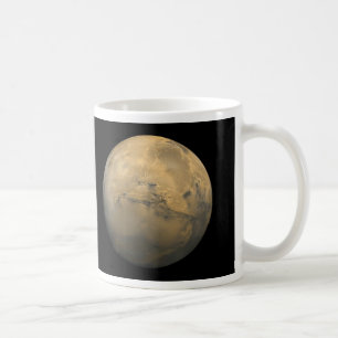 Caneca De Café Planeta Marte no sistema solar NASA