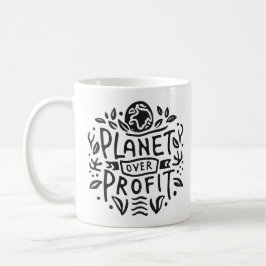 Caneca De Café Planeta sobre lucro