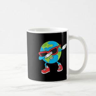 Caneca De Café Planeta Terra Dia de Aniversário Dab Groovy Dabbin