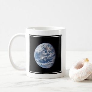 Caneca De Café Planeta Terra Tirada Pela Tripulação Apollo 11.
