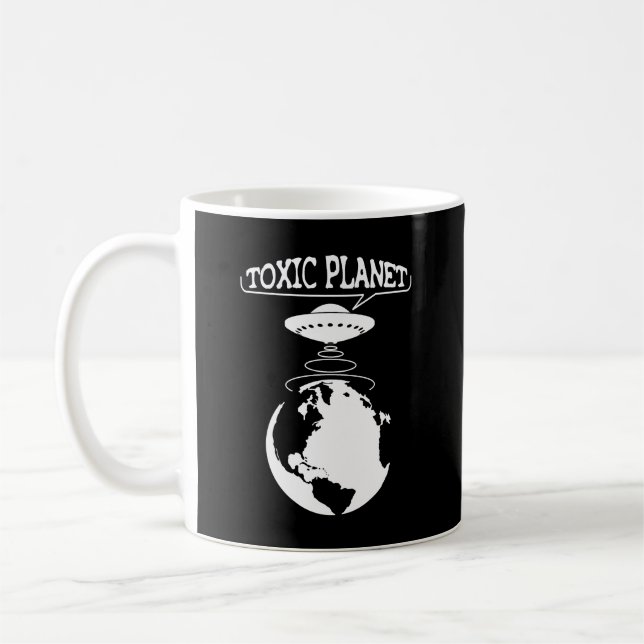 Caneca De Café Planeta Tóxico | Proteção do ambiente (Esquerda)