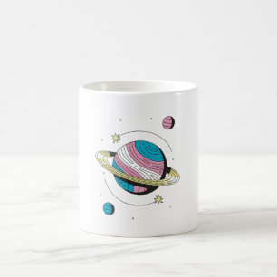 Caneca De Café Planeta transgênero