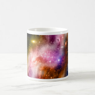 Caneca De Café Planetas E Galáxia