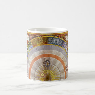 Caneca De Café Planisfera Copernicana da Astronomia Celestial Vin