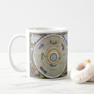 Caneca De Café Planisfério Ptolomaico Vintage por Andreas Cellari