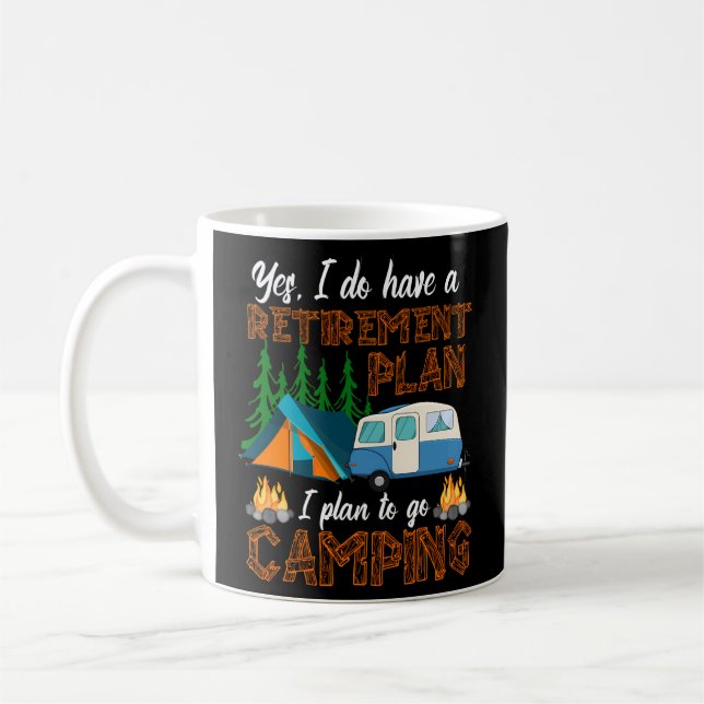 Caneca De Café Plano de Aposentação de Campanha Rv Caravan (Esquerda)