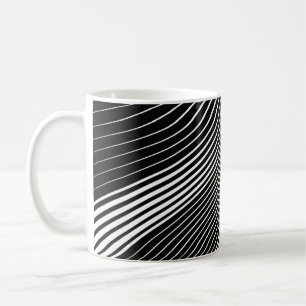 Caneca De Café Plano de Fundo com striping Diagonal distorcido po