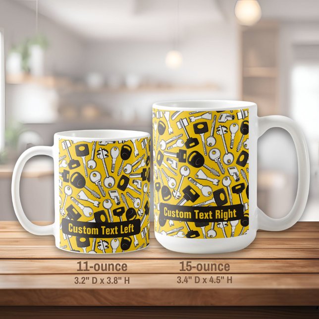 Caneca De Café Plano de Fundo do Conjunto de Chaves (Criador carregado)