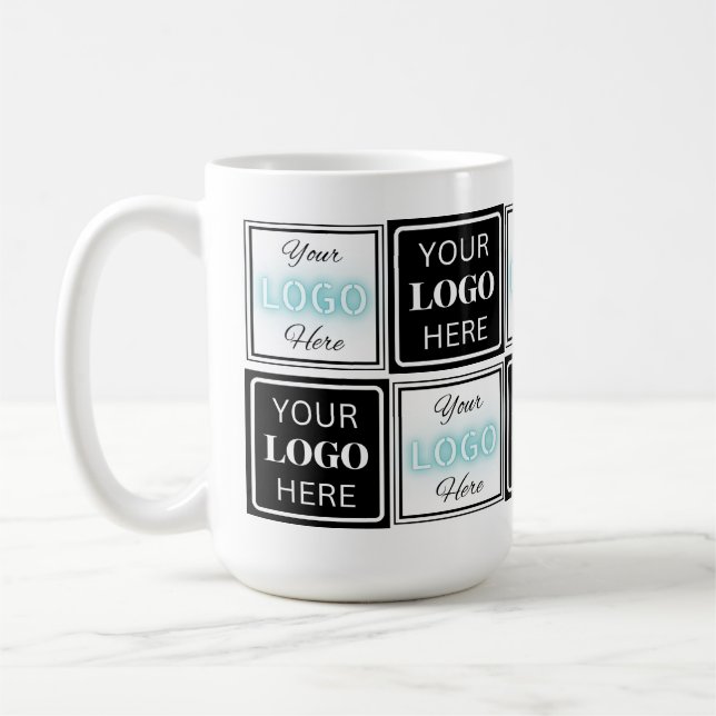 Caneca De Café Plano de fundo simples e branco para eventos de do (Esquerda)
