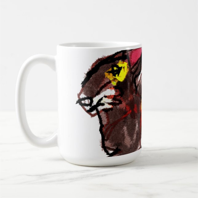 Caneca De Café Plano de outono da Fox (Esquerda)
