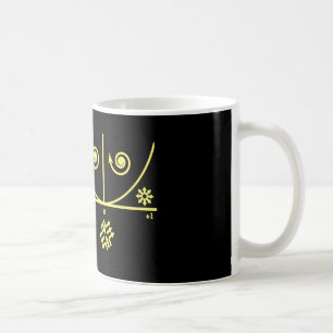 Caneca De Café Plano Determinante de Rastreamento
