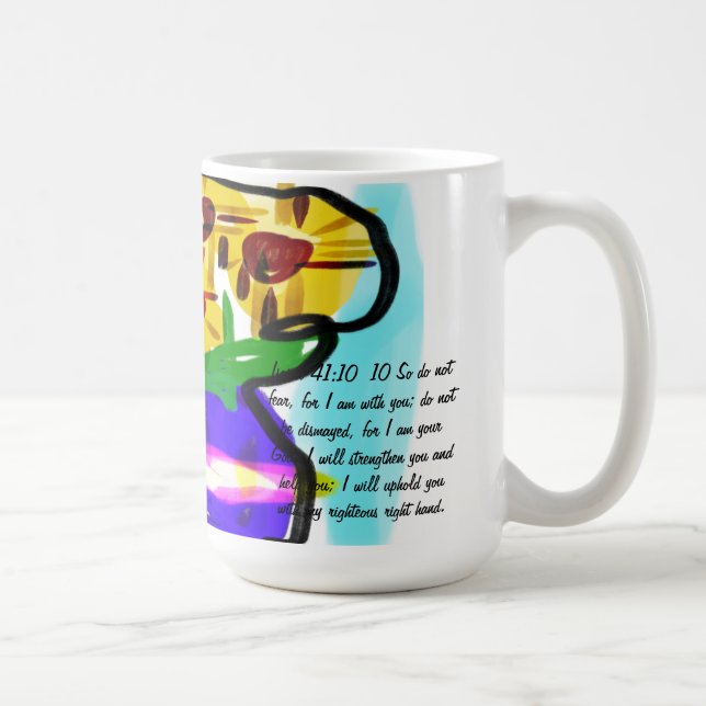 Caneca De Café Plano Jesus (Direita)