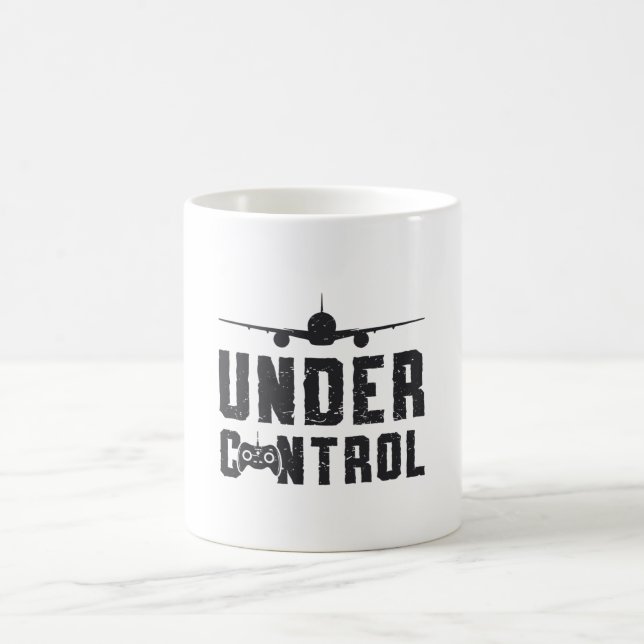 Caneca De Café Plano RC sob controle Avião piloto avião RC (Centro)