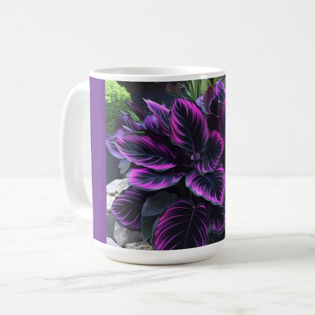 Caneca De Café Planta Coleus (Frente Esquerda)