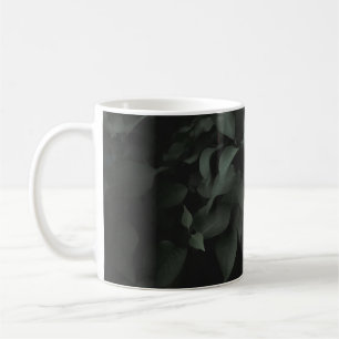 CANECA DE CAFÉ PLANTA DE FOLHA VERDE