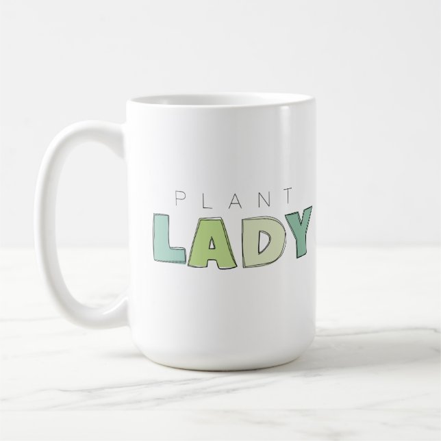 Caneca De Café Planta Lady Large Mug (Esquerda)