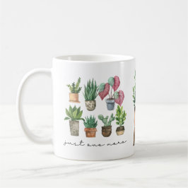 Caneca De Café Planta Lover Apenas Mais Uma Planta Com Nome