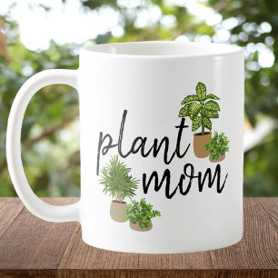Caneca De Café Planta Mãe Dentro De Plantas