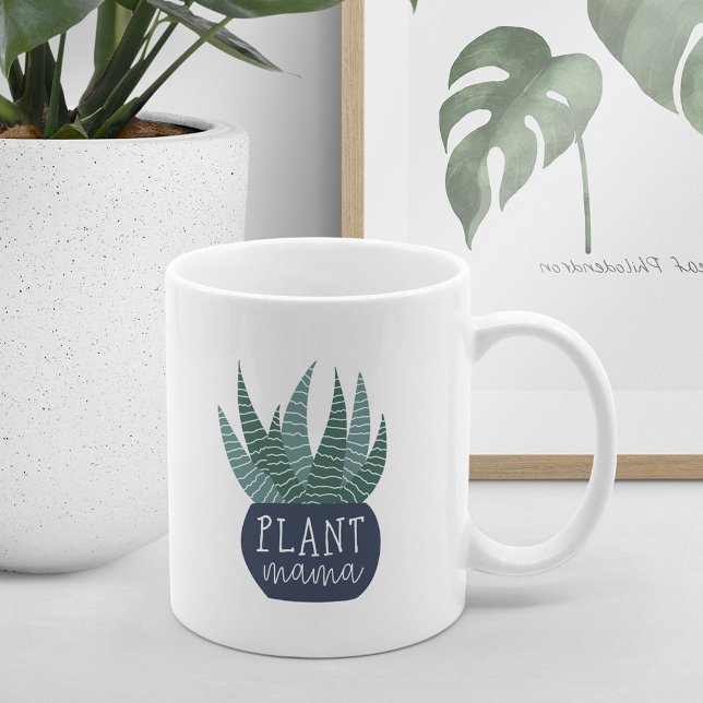 Caneca De Café Planta Mama | Vegetais (Criador carregado)