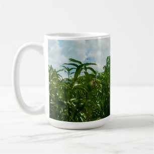 Caneca De Café Plantação de Manga Dambulla Sri Lanka Relógio de P