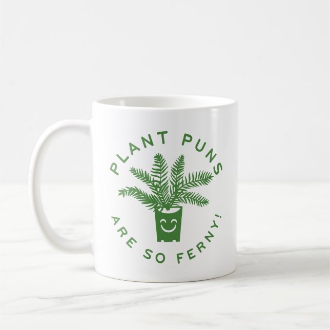 Caneca De Café Plantação É Tão Ferny (Esquerda)