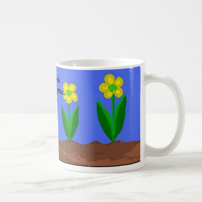 Caneca De Café Plantações no Jardim (Direita)