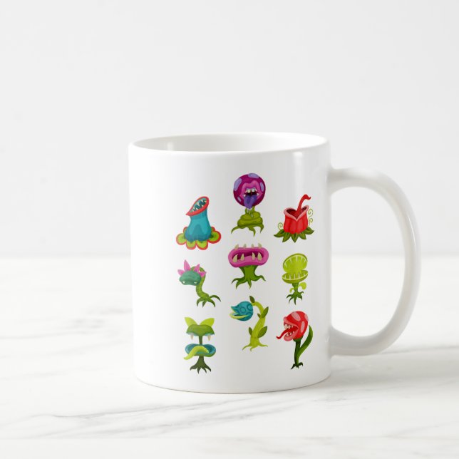 Caneca De Café Plantas Carnívoras Fígadas Sarracenia Venus Fly (Direita)