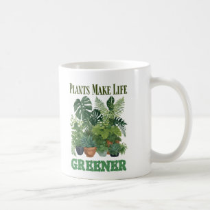 Caneca De Café Plantas Tornem a Vida Mais Verde