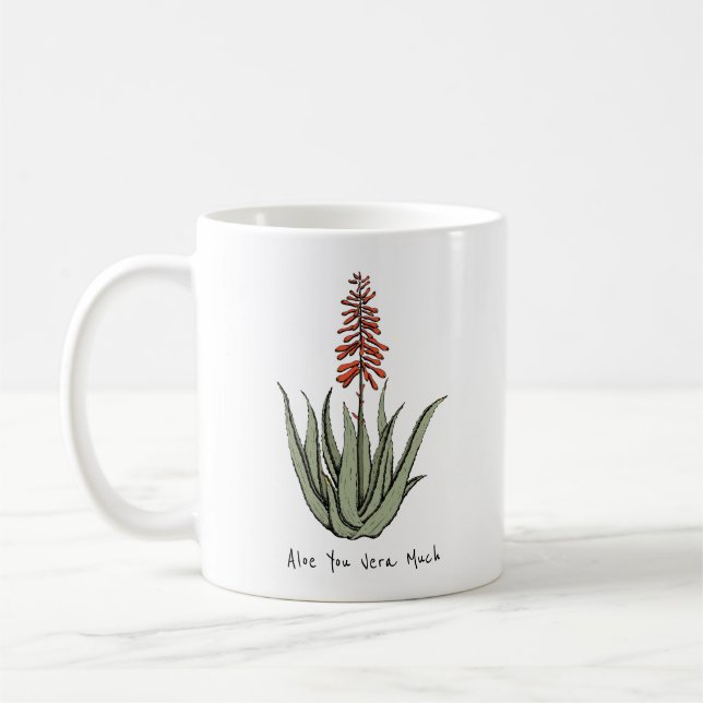 Caneca De Café Plante Sobre Você Vera Muito Cactus (Esquerda)