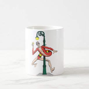 Caneca De Café Plastic Man Wraps Streetlamp
