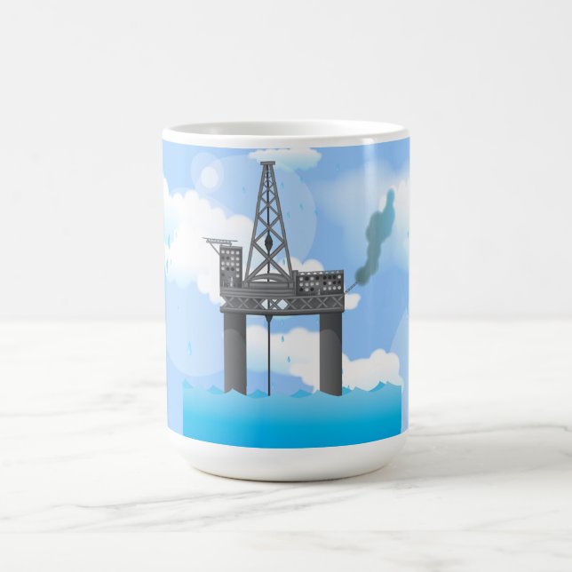 Caneca De Café Plataforma de petróleo (Centro)