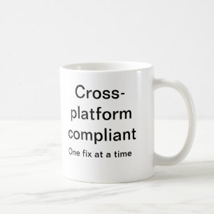 Caneca De Café Plataforma transversal complacente