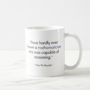 Caneca De Café Plato em matemáticos