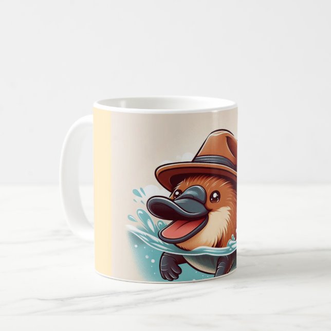 Caneca De Café Platypus Mug (Frente Esquerda)
