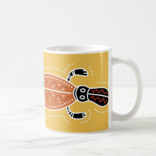 Caneca De Café Platypus pontilhou o design