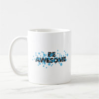 Playful, vibrant, bold, modern design Be Awesome