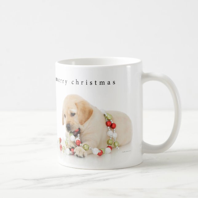 Caneca De Café Playtime do filhote de cachorro do feriado (Direita)