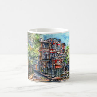 Caneca De Café Plaza Joaquín Edwards Bello (acuarela)