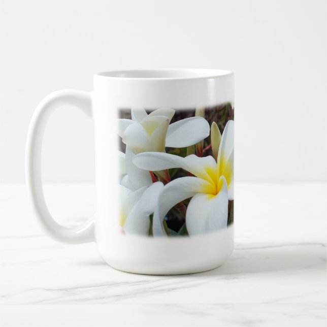 Caneca De Café Plumeria Café Mug 2 (Esquerda)