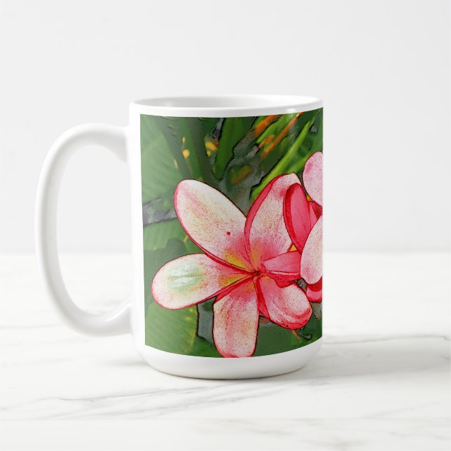 Caneca De Café Plumerias (Esquerda)