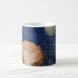Caneca De Café Plutão e Charon