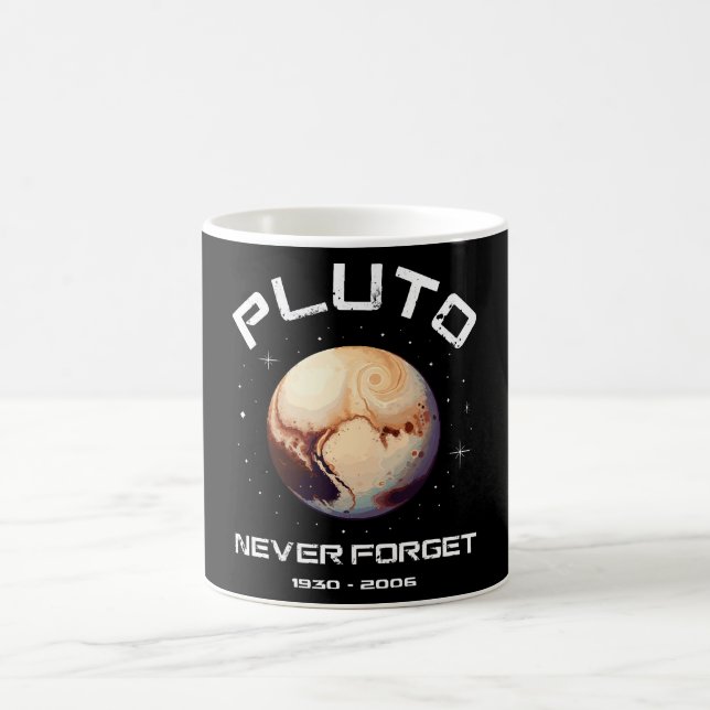 Caneca De Café Plutão Nunca Esqueça (Centro)